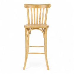 chaise de bar bistrot châtelet bois clair. Chaise haute en bois bistrot paris