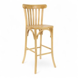 chaise de bar bistrot châtelet bois clair. Chaise haute en bois bistrot paris