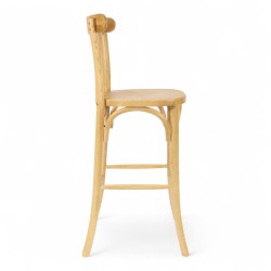 chaise de bar bistrot châtelet bois clair. Chaise haute en bois bistrot paris