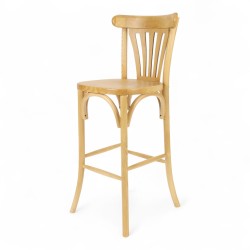 chaise de bistrot parisien en bois naturel HALLES chaise bistrot baumann