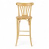 chaise de bar parisien en bois naturel HALLES esprit thonet chaise chr
