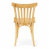 chaise de bistrot parisien CHATELET en bois clair. Chaise café parisien pas chère