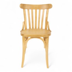 chaise de bistrot parisien CHATELET en bois clair. Chaise café parisien pas chère