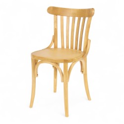 chaise de bistrot parisien CHATELET en bois clair. Chaise café parisien pas chère