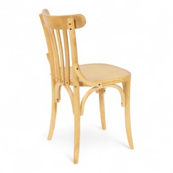 chaise de bistrot parisien CHATELET en bois clair. Chaise café parisien pas chère