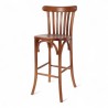 Chaise de bar bistrot châtelet bois foncé. Chaise haute en bois bistrot paris