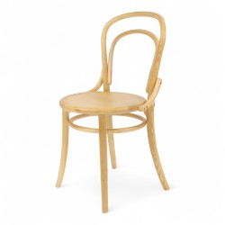 chaise de bistrot parisien thonon en bois clair. Chaise café parisien pas chère