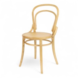 chaise de bistrot parisien thonon en bois clair. Chaise café parisien pas chère