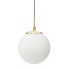 Suspension SDIR - Globe en Verre Blanc