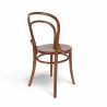 Chaise de bistrot Parisien THONON en bois d'orme foncé. Matériel professionnel CHR
