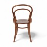Chaise de bistrot Parisien THONON en bois d'orme foncé. Matériel professionnel CHR