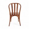 Chaise de bistrot Parisien ANNECY en bois d'orme foncé. Matériel professionnel CHR