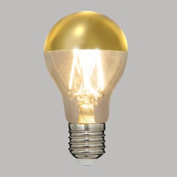 Ampoule LED A60 déco WATT - Filaments droits - Dorée - E27