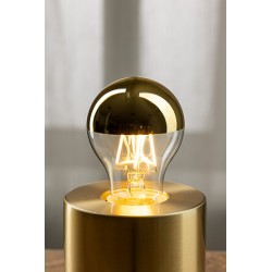 Ampoule LED A60 déco WATT - Filaments droits - Dorée - E27