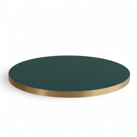 Plateau de table bistrot tradition couleur Vert, chants dorés en PVC. Bistromania qualité Professionnelle CHR Plateau de table bistrot tradition couleur Vert, chants dorés en PVC. Bistromania qualité Professionnelle CHR