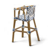 Chaise haute bébé ALMA - Tressage Bleu et Blanc