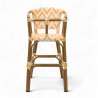 chaise pour bébé de terrasse restaurant Bistromania tressage jaune blanc extérieur ALMA