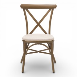 chaise de bistrot parisien en bois foncé chaise chr